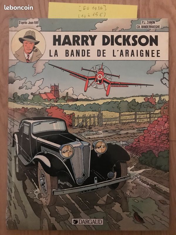 BD Harry Dickson 1 - La bande de l'araignée - E0 1986 Zanon Vanderhaeghe (image 1)