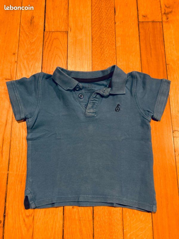 Primark Polo bleu 12-18 mois (image 1)