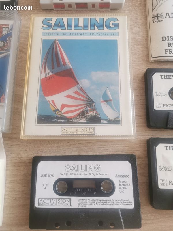 Jeu Amstrad CPC 464 – SAILING – Activision – Boîtier – Bon état