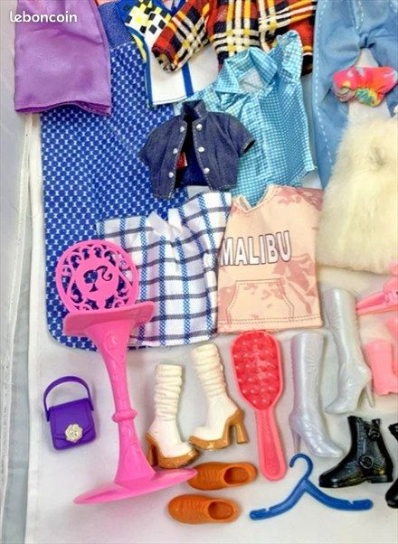 Barbie Clone Poupées Mannequins Lot Vêtements Accessoires Collection Vintage Années 80 90 (image 20)