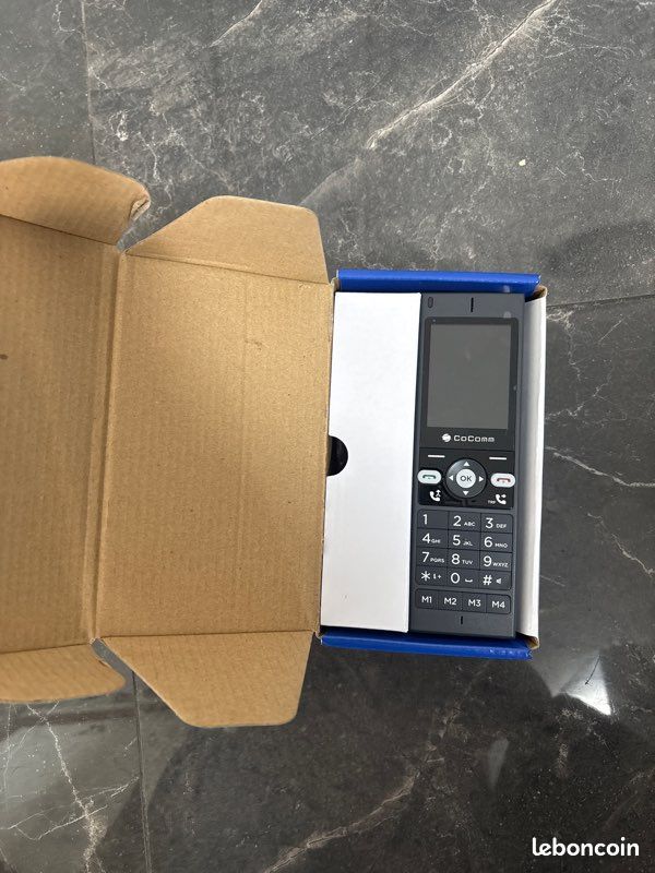 Téléphone fixe 4G avec base + SIM – Cocomm DT200 neuf (image 2)