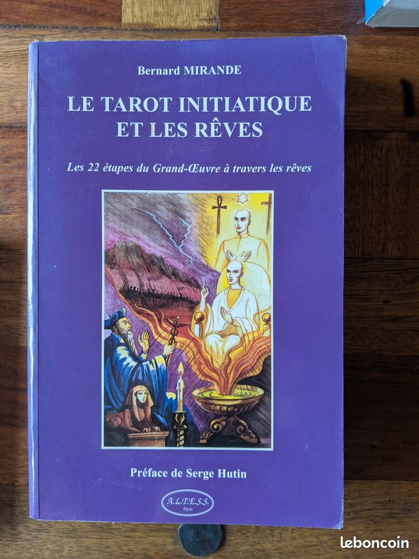 Livre le tarot initiatique et les rêves Bernard Mirande (image 2)