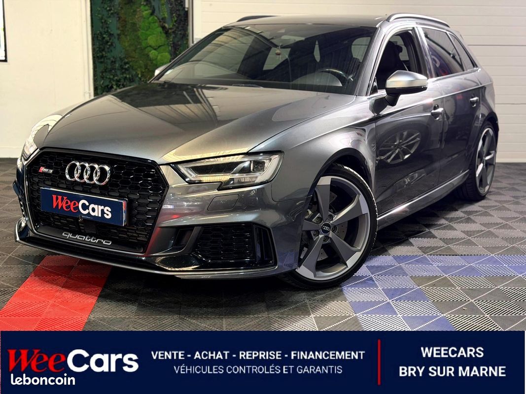 AUDI RS3 SPORTBACK 2.5 TFSI 400 QUATTRO S-TRONIC BVA - Toit ouvrant & Bose (image 1)