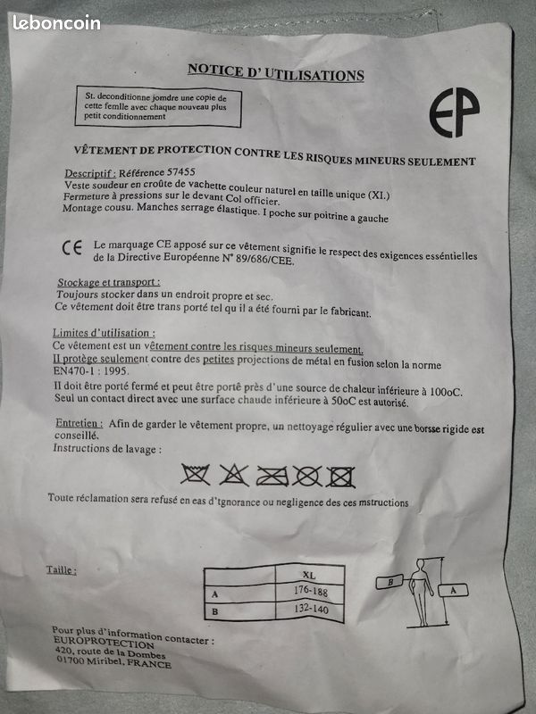 Veste de soudeur (image 2)