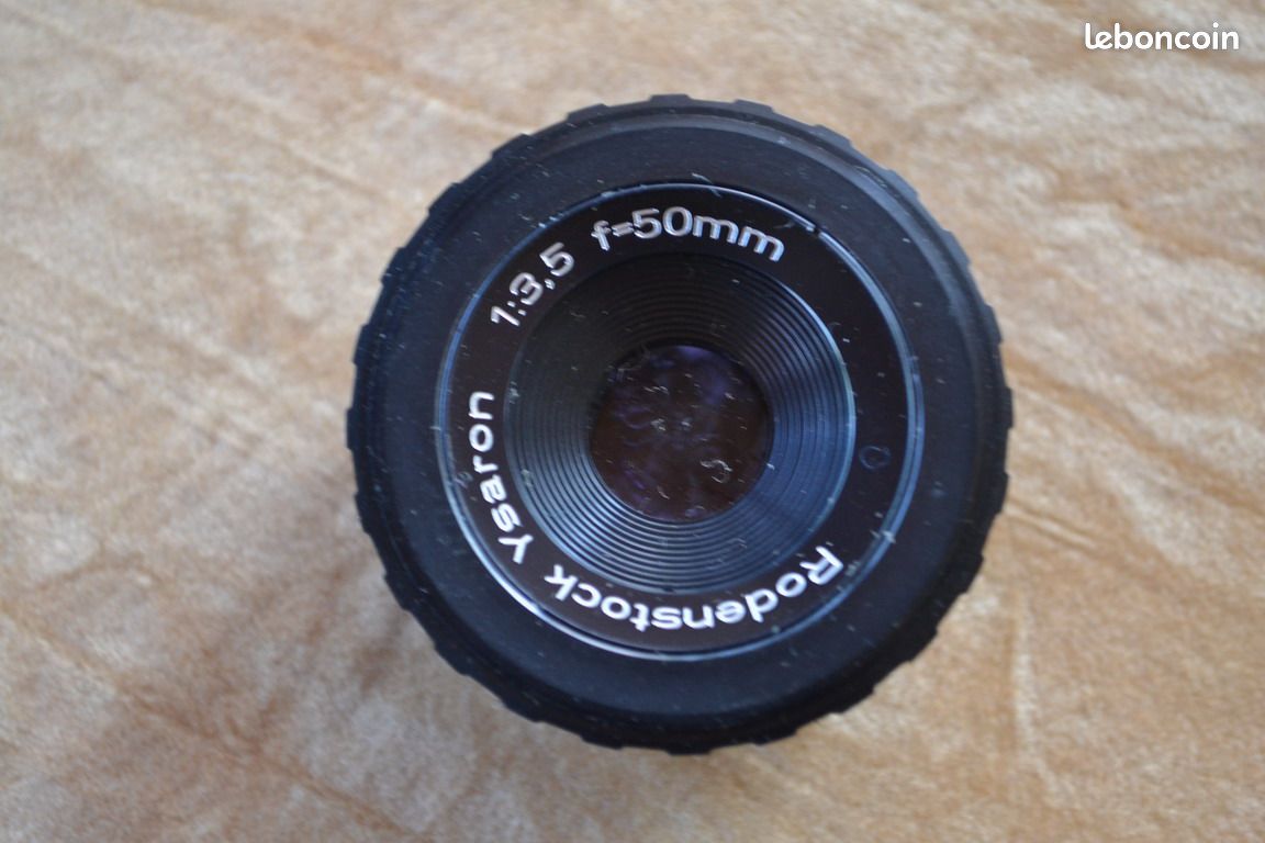 Objectf d'agrandsseur EL - Nkkor f/4 - 50mm #882336. Avec bulle de