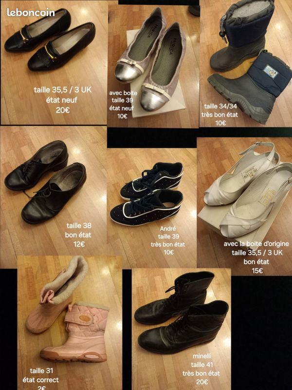 Chaussures enfant, femme et homme pas chère Chaussures