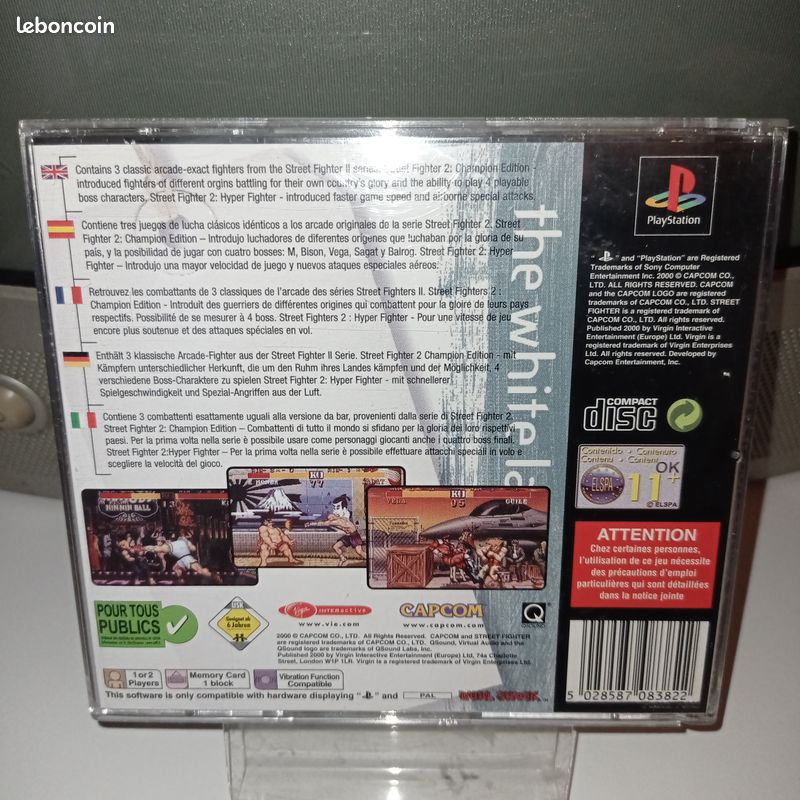 Street Fighter Collection 2 Sur Sony PlayStation 1 - FR - État Correct