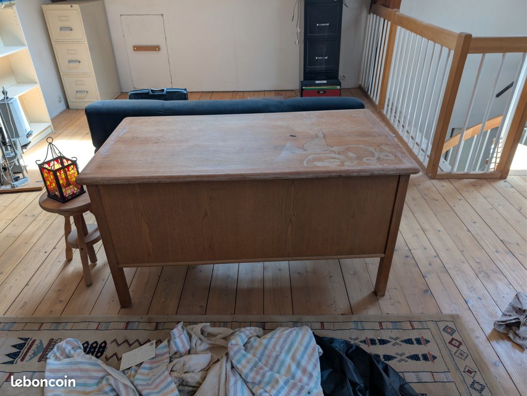 Bureau Abbess en Bois Massif (image 3)
