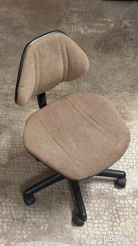 Fauteuil de bureau vintage années 80 (image 1)