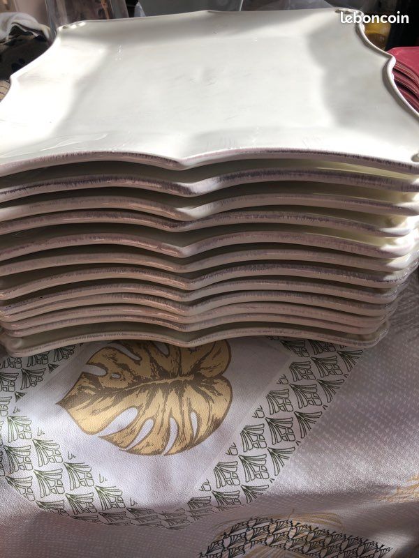 Assiettes carrées x12 (image 2)