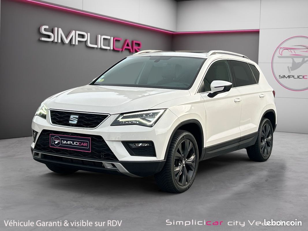 SEAT ATECA 2.0 TDI 150 XCELLENCE DSG7 - 150Ch - Garantie 12 mois / 1ère Main / Entretien Seat / Toit Ouvrant / CarPlay / Caméra 360 (image 4)