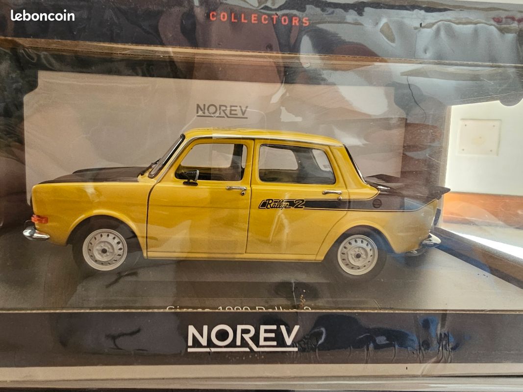 SIMCA 1000 RALLYE 2 1976 VERTE 1/43 IXO ALTAYA GREEN GRUN VERDE RALLY