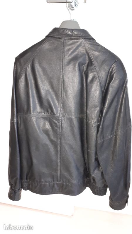 Blouson Noir en Cuir (image 2)