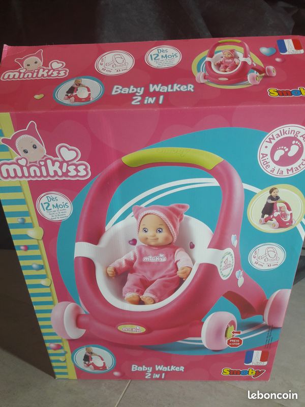 Poussette Minikiss Baby Walker Trotteur Minikiss Poussette