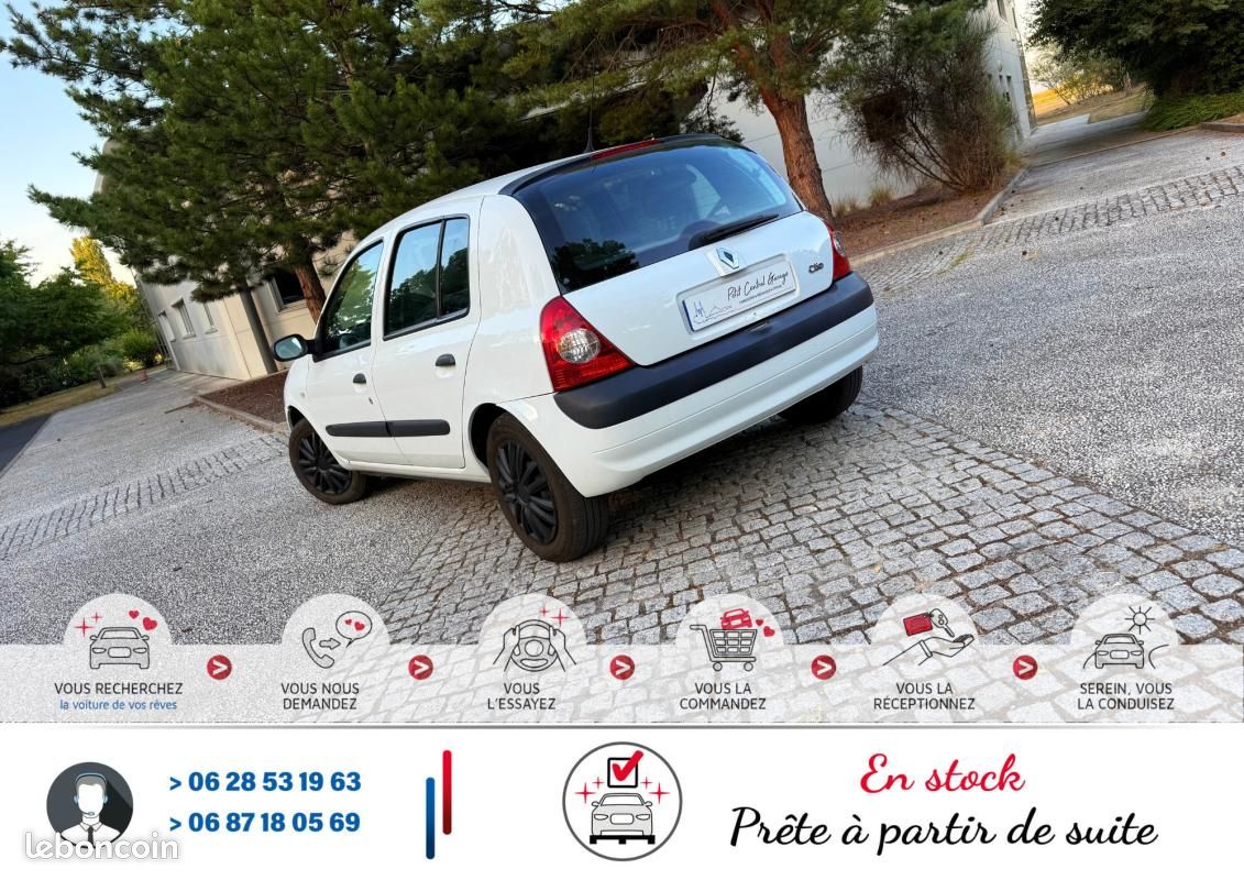 Renault Clio 1.2 16v 75cv Authentique Confort*90 000Km*Véhicule Sous Garantie*Ct Révision Kit Dis... (image 14)
