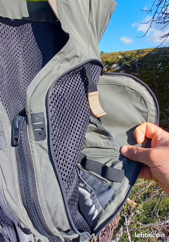 Qinlorgo Gilet de pêche à la ouche, Gilet de pêche Respirant de Taille