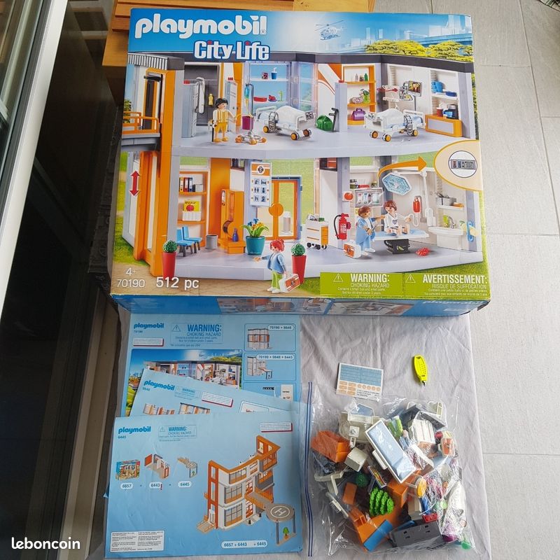 PLAYMOBIL Hôpital 70190 + extensions 6445 et 9848 (image 16)