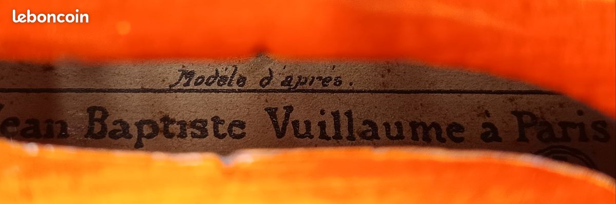 Violon d'après un modèle de Jean Baptiste VUILLAUME (image 2)
