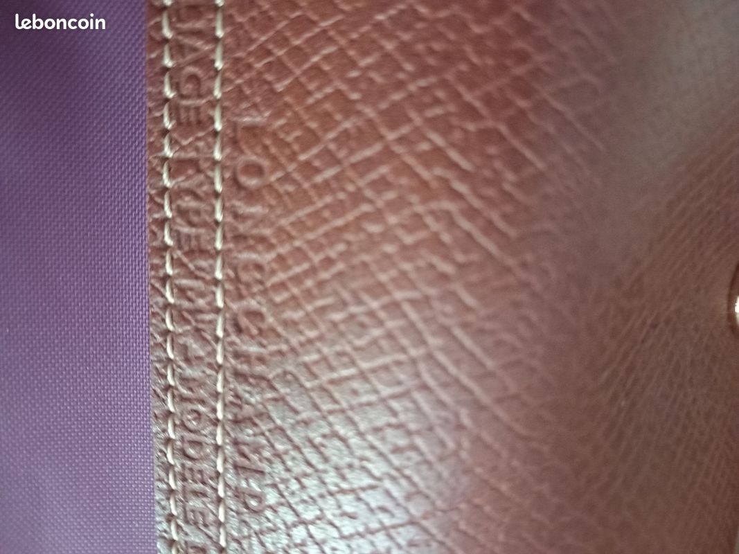 Sac Longchamp "Le Pliable" porté main, grand modèle, couleur Lilas (image 20)