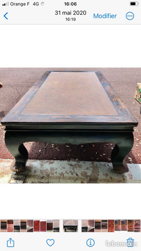 Lit/table à opium (image 1)