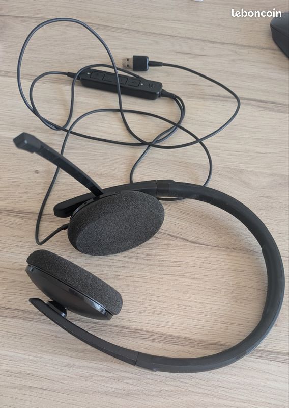 Casque ordinateur avec micro (image 1)
