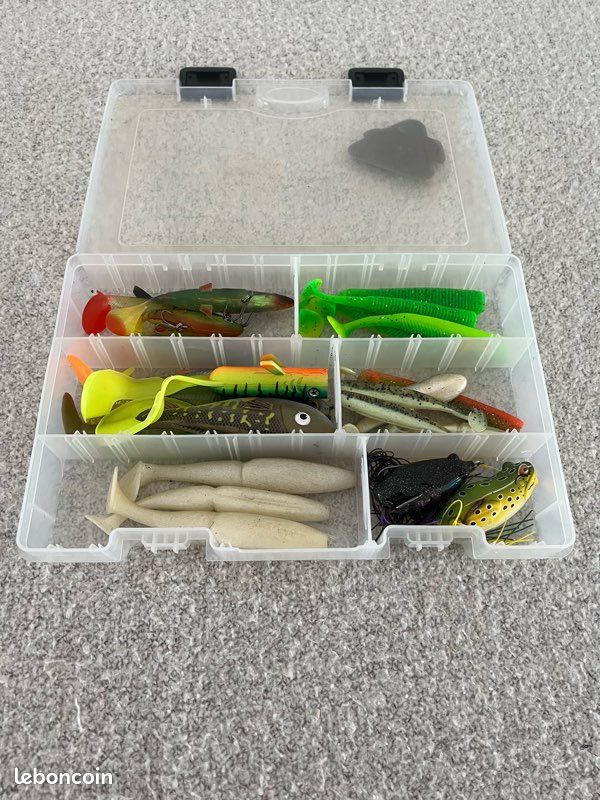 Ancienne Boîte De Pêche Plano – Vintage – Fabriquée Aux USA – Plastique