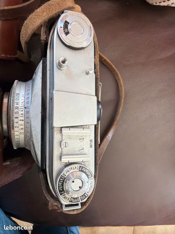 Appareil photo argentique Kodak Retinette 1A vintage - avec étui d