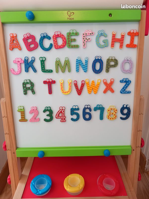 Tableau magnétique veleda + ardoise ajustable en bois (image 2)