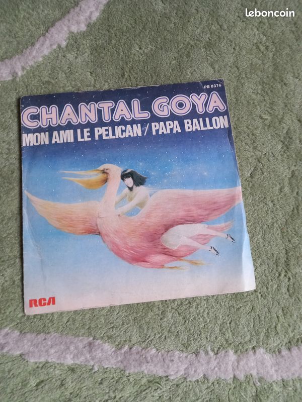 Chantal GOYA VINYLE 45 Tours d'origine MON AMI LE PELICAN + PAPA BALLON / bobp (image 1)