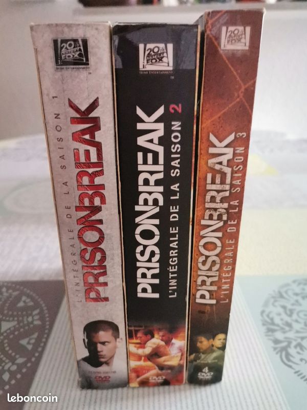 Vend 3 saison de prison break en état très bon (image 1)