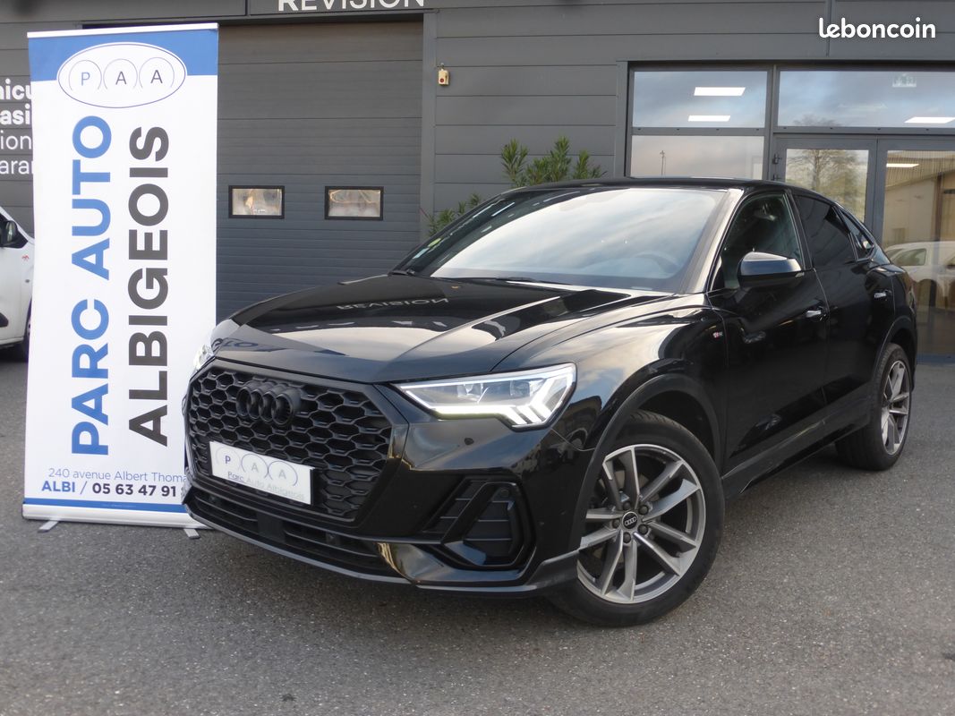 Audi q3 sportback 35 tdi 150ch s line s tronic 7 full black (image 1)
