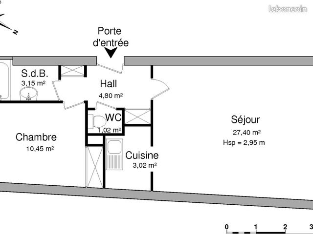 Appartement 2 pièces 49 m² - Limoges 87000 (image principale 2)