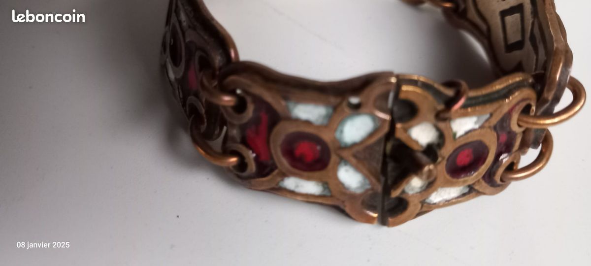 Bracelet bronze signé Dominique Piechaud (image 1)