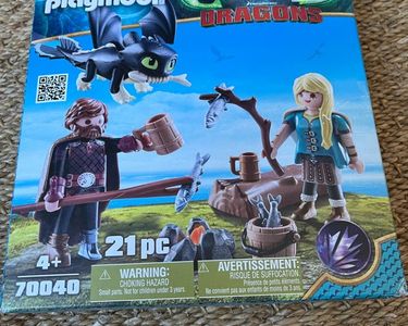 Playmobil 70040 dragons Harold et Astrid avec bébé dragon Jeux