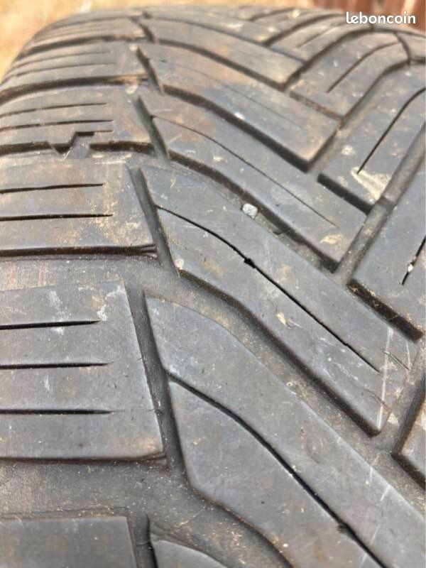 Lot 4 roues avec pneus hivers 195/55 R16 3PMS (image 3)
