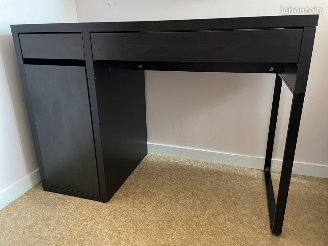 Bureau brun noir MICKE Ikea (image 2)
