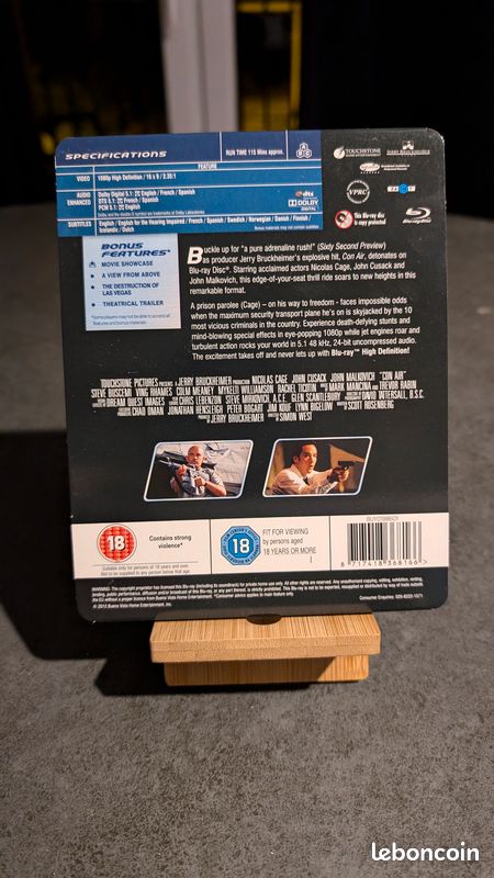 Blu-ray Steelbook Con Air / Les ailes de l'enfer (image 2)
