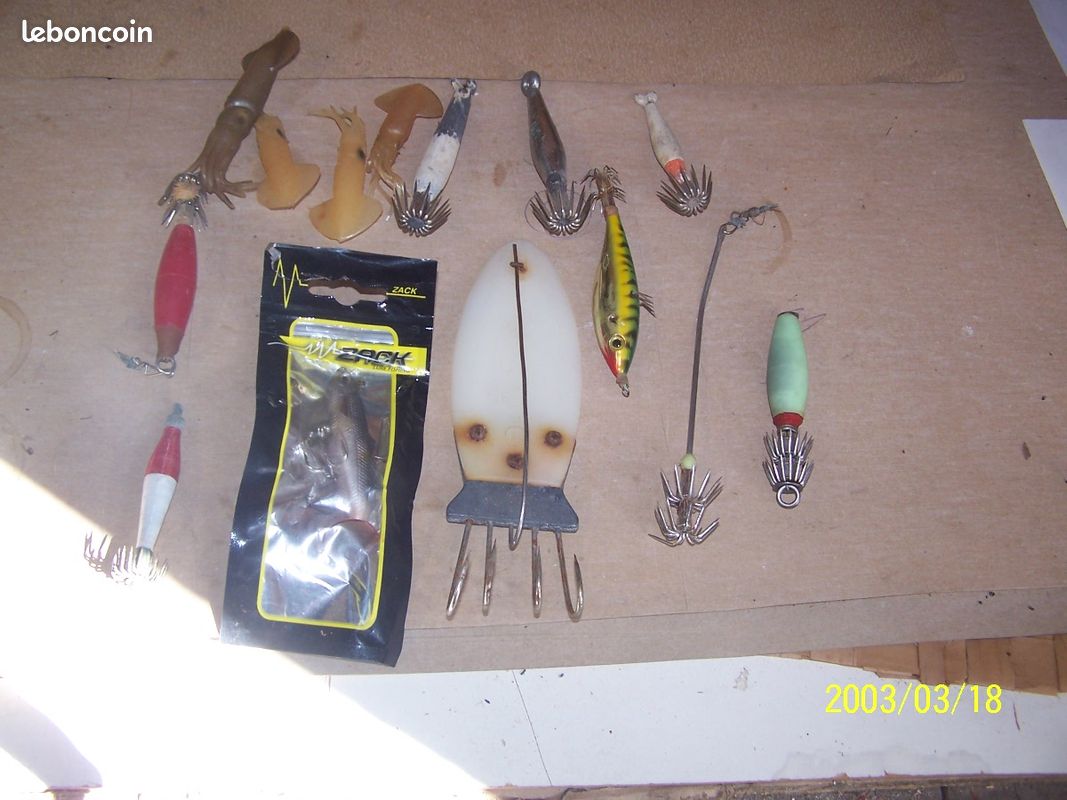3 Paquets Leurres De Pêche MJI Scrounger Vintage USA - Neufs Dans Paquet D'origine (années 80)