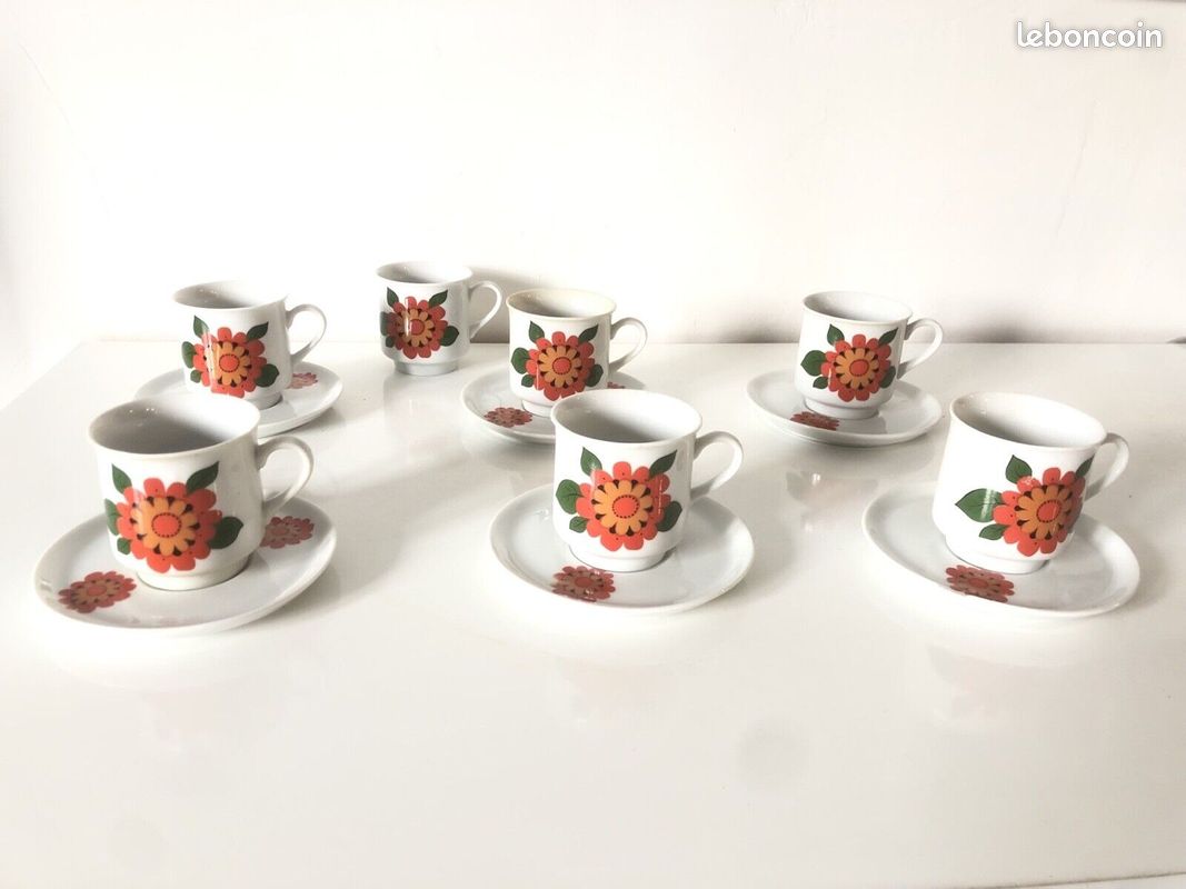 SERVICE A CAFÉ bavaria germany année 1970 vintage EUR 75,00 - FR