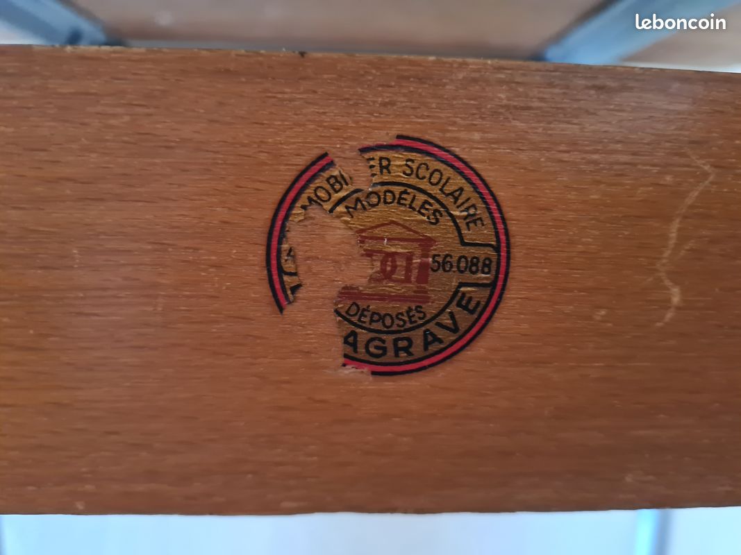 Bureau écolier vintage (image 3)