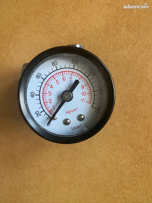 Garosa manomètre pour régulateur d'air pour pistolet pulvérisateur 1/4