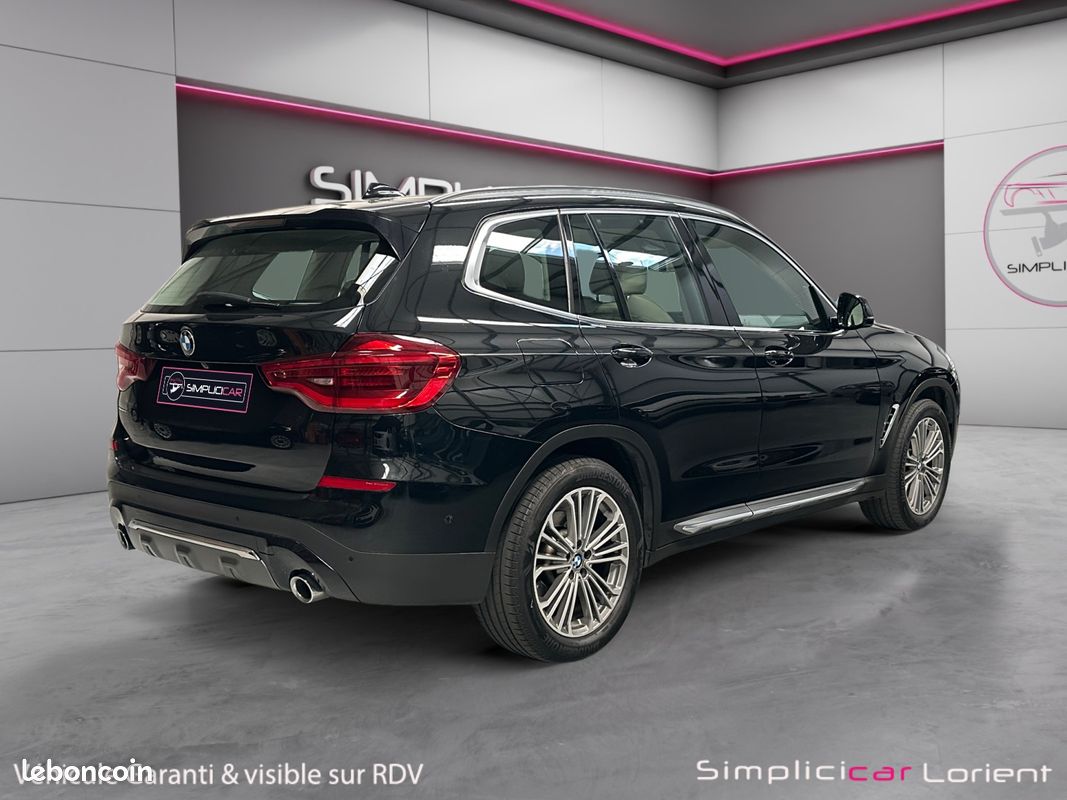 BMW X3 xDrive20d 190ch BVA8 LUXURY LINE Caméra de Recul Sièges Chauffants et électriques Garantie 12 Mois (image 8)