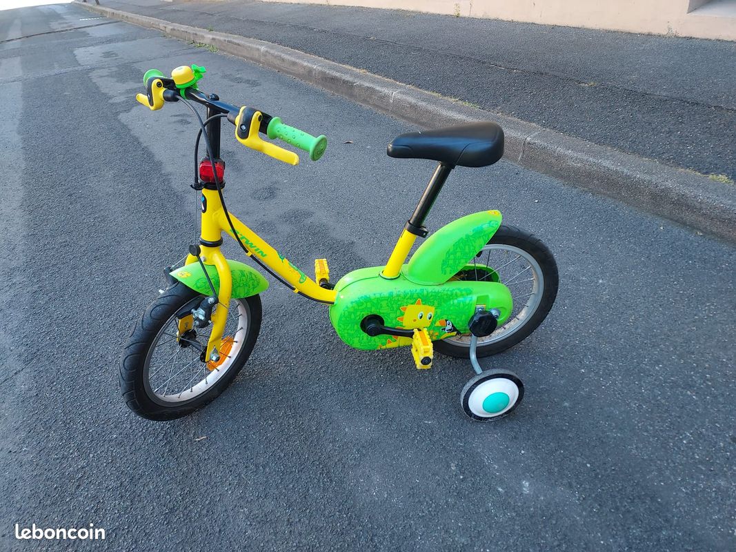 Vélo 14 pouces B'twin Dinosaur 500 - Vélos Vélo 14 pouces B'twin Dinosaur 500 - Vélos
