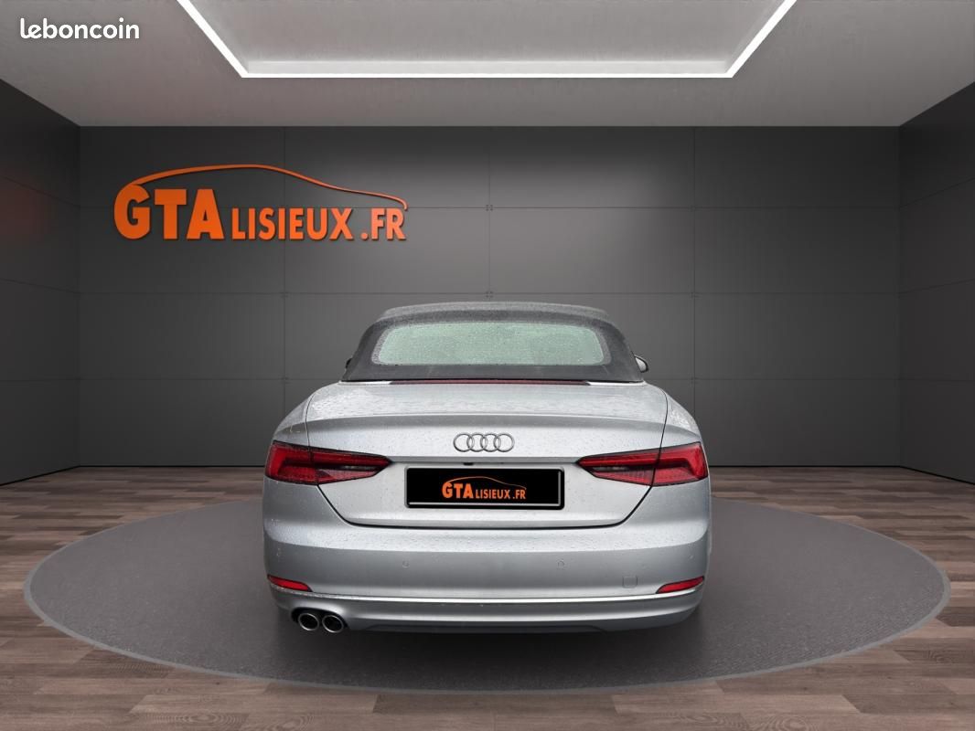Audi A5 Cabriolet V6 3.0 TDI 218 S tronic 7 Quattro Design Luxe FRANCAISE (image 4)