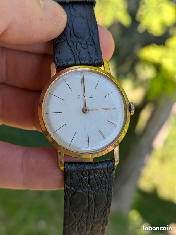 ANCIENNE MONTRE HOMME Elvia Calendrier EUR 30,00 - FR