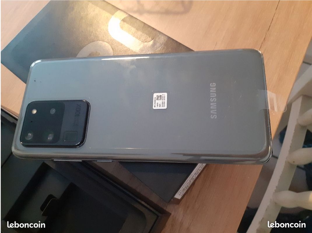 Samsung Galaxy S20 Ultra 5G Dual Sim Couleur Gris Cosmique (image 1)