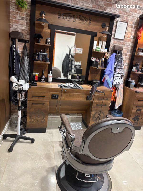 1 Meuble + 1 siège barber (image 2)