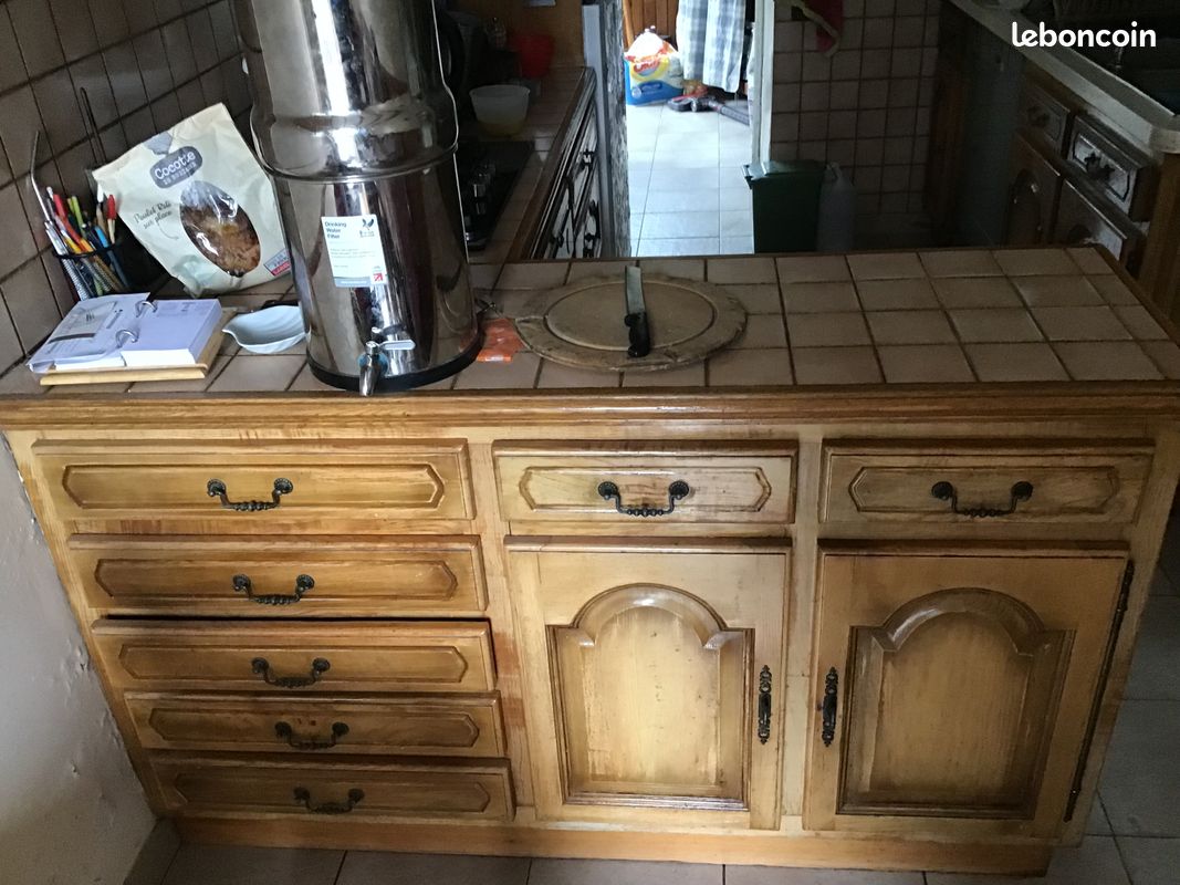 Cuisine en frêne (image 1)