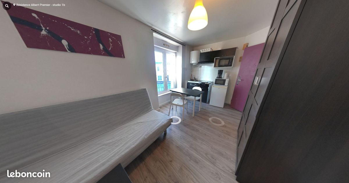 Appartement 1 pièce 18 m² · à Brest · 18 m² · 490 €/mois