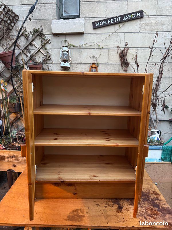 Buffet en bois massif de pin - Marron miel - YOSOO - RHO - Buffets